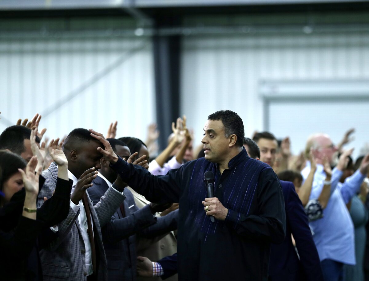 Ev. Augustine Mpemba Jr. with Bishop Dag Heward Mills