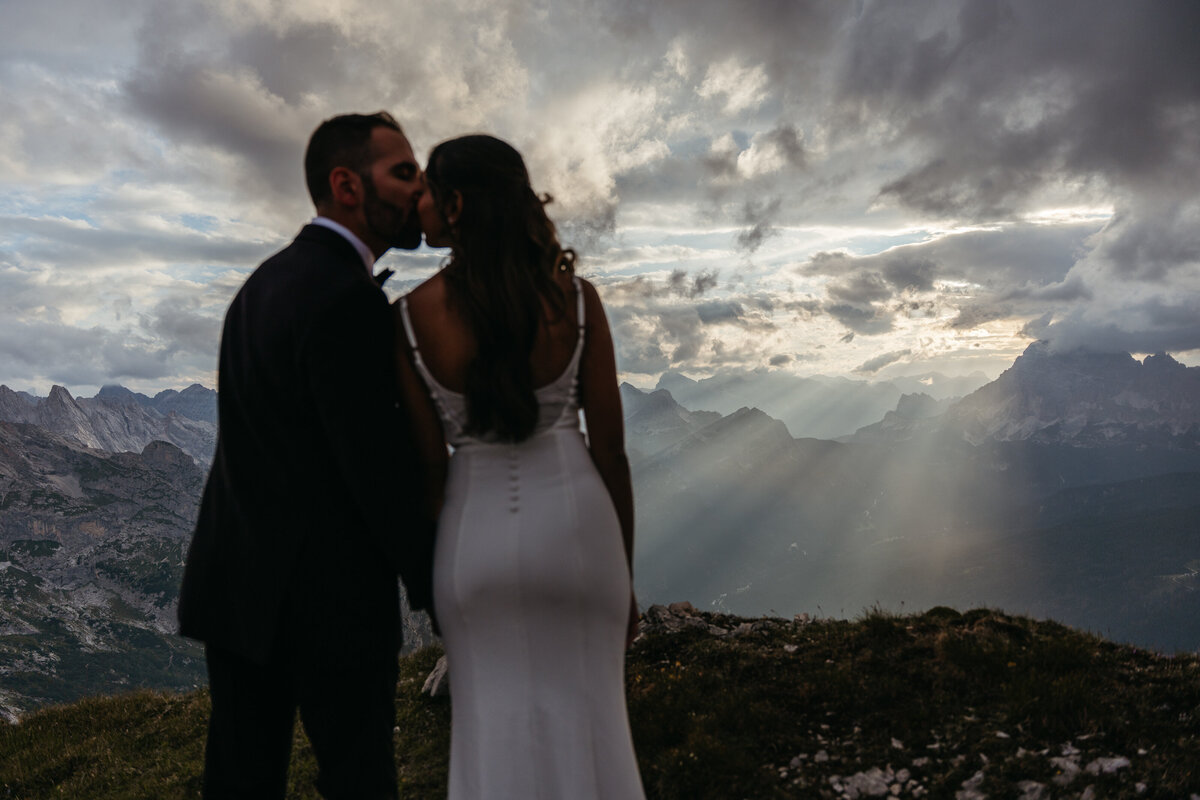 Marmarole helicopter Elopement Dolomites -39