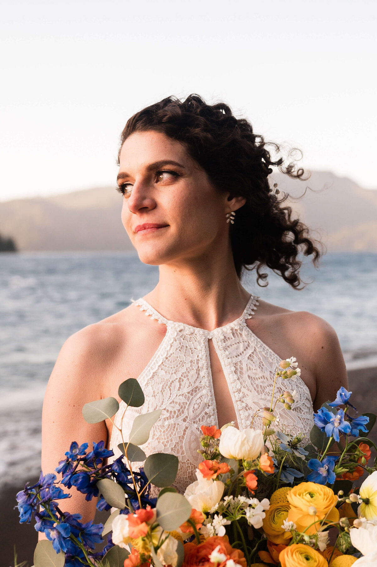 Bride at Nature Bridge Wedding