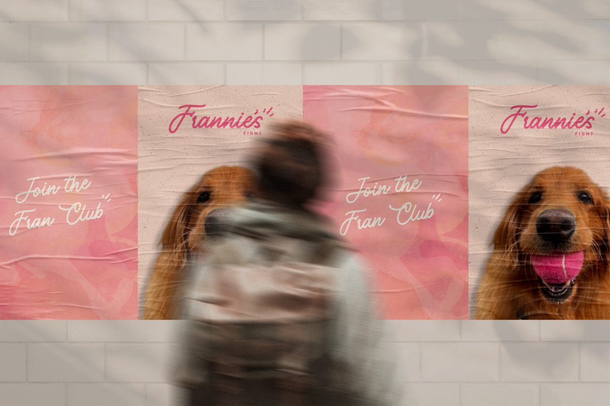 Frannie's Fight Poster Mockup Scene