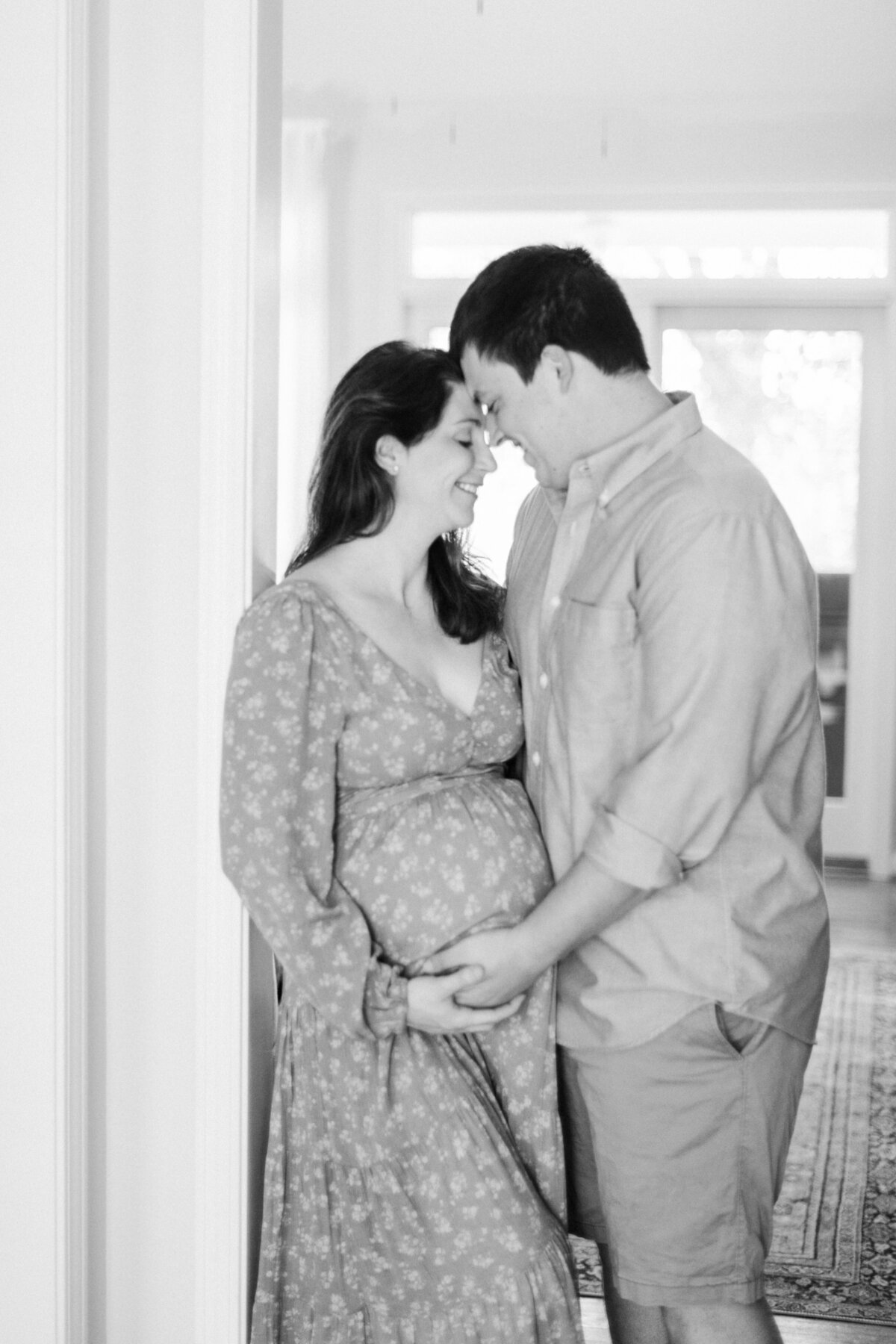 Greenville SC In Home Maternity Photoshoot-21