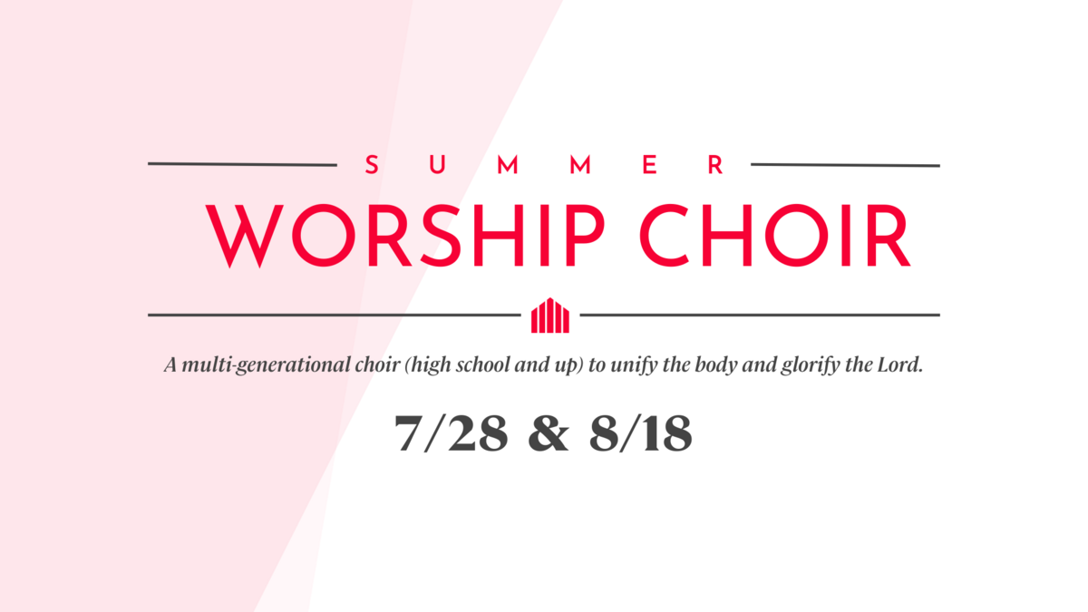 Worship Choir- WA Register