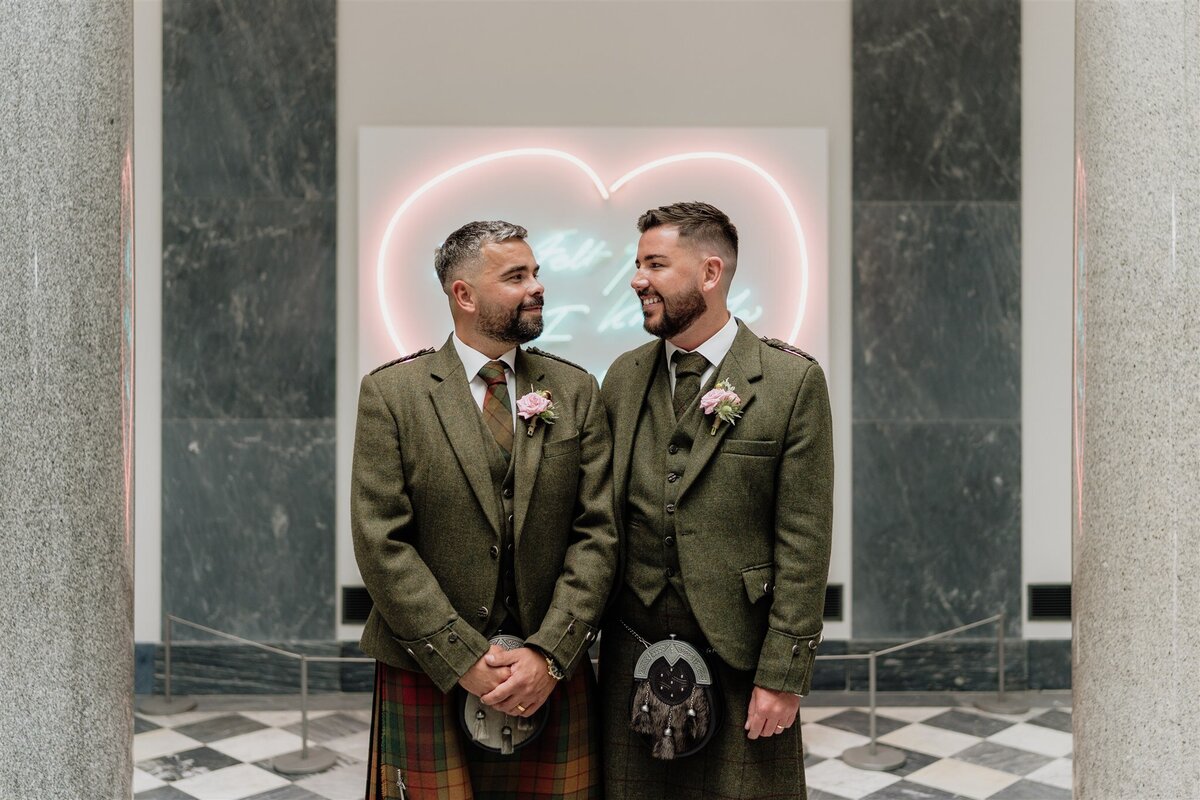 Aberdeen LGBTQ+ Wedding Photography by Aberdeen Wedding Photographer Scott Arlow - 54