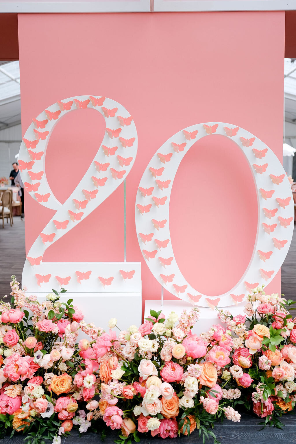 20 with flowers