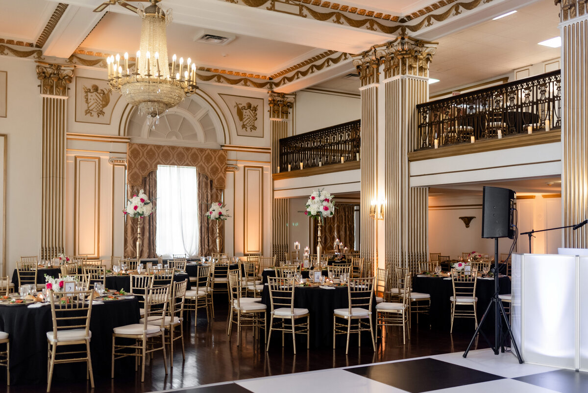 wedding reception event grand ballroom george washington hotel