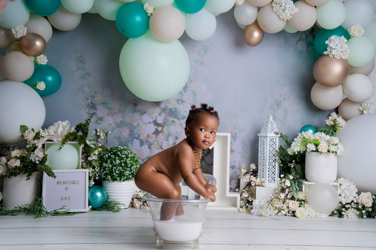 smash cake photoshoot