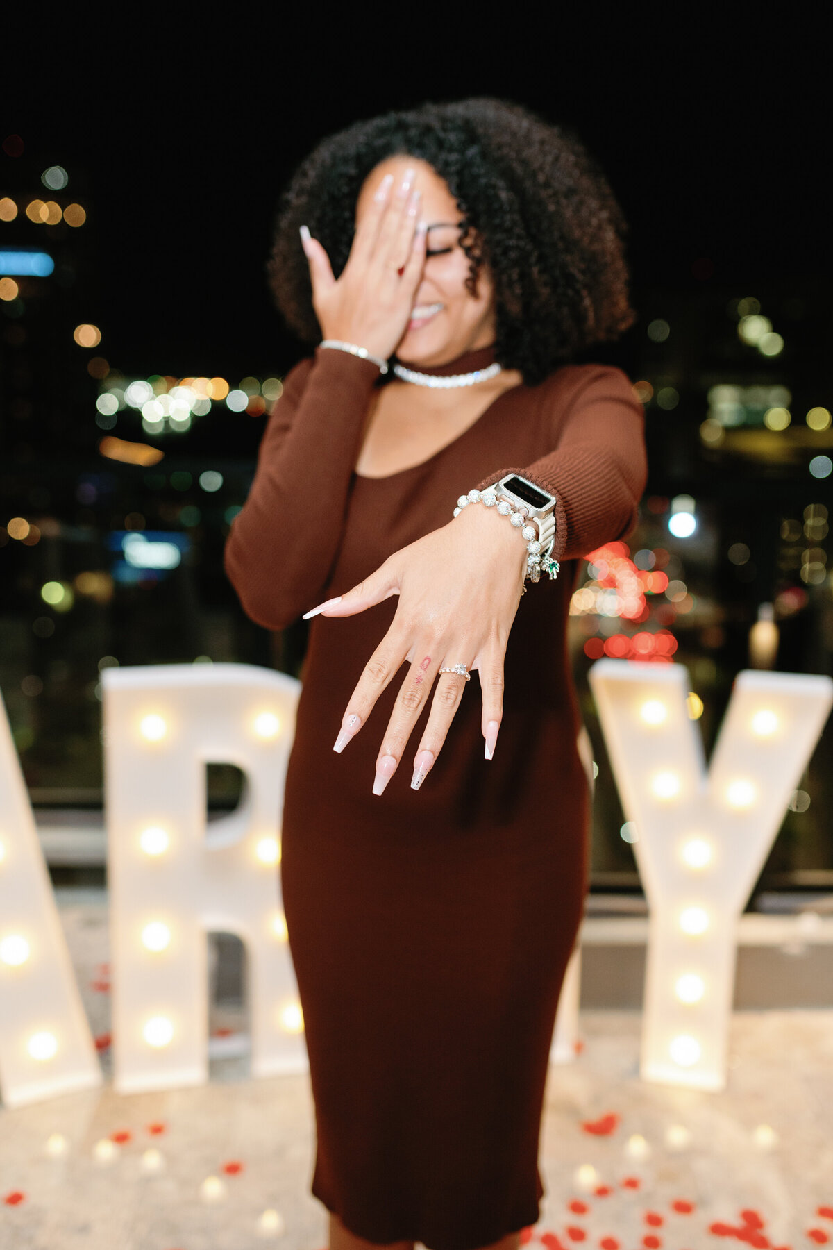 Cam and Ta - Proposal - Downtown Tampa - Alaina René Photography -115