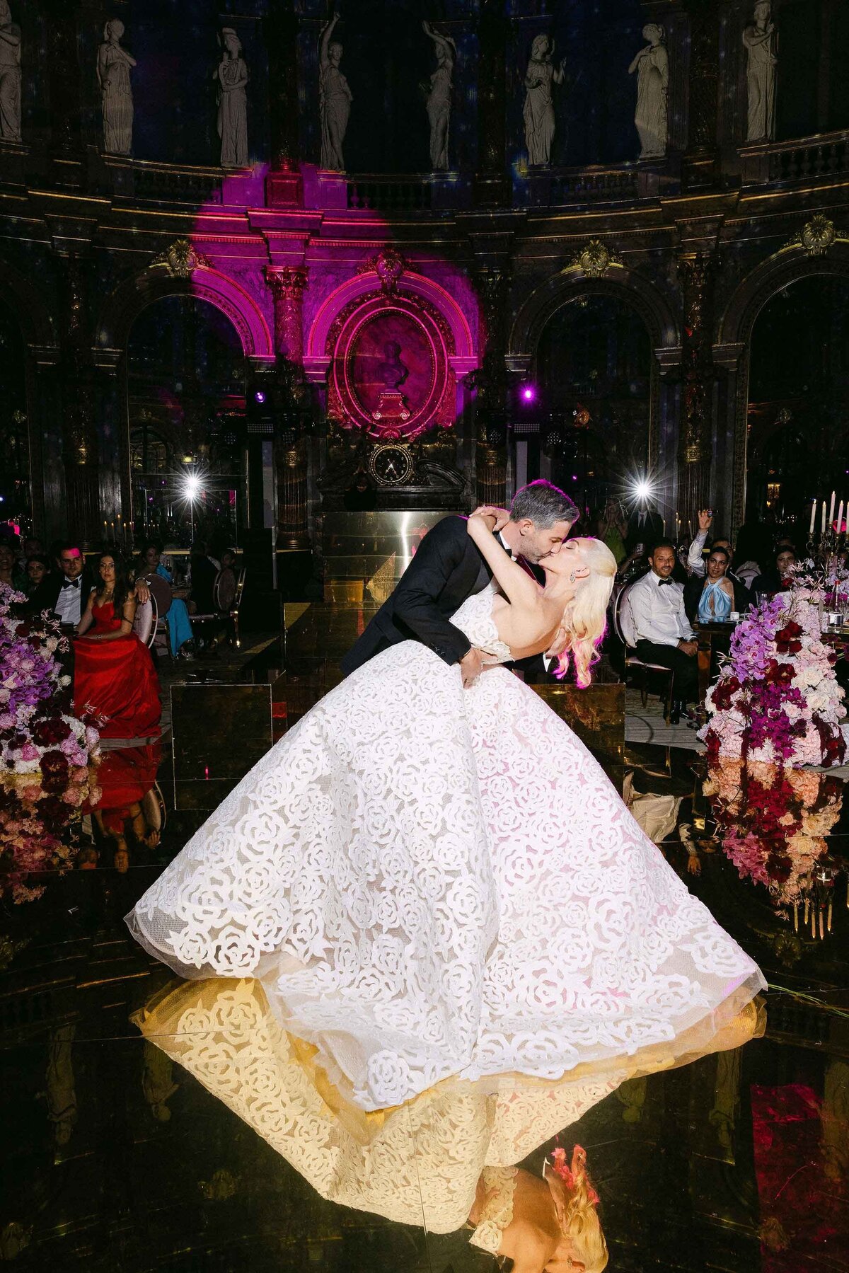 extravagant wedding in paris france 99