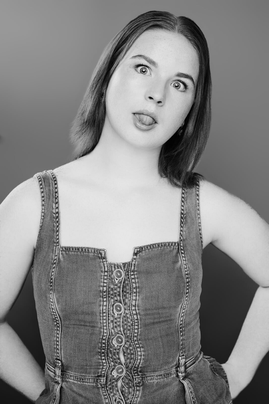Creative Actor Headshot by Photographer in Minneapolis Studio Setting-113