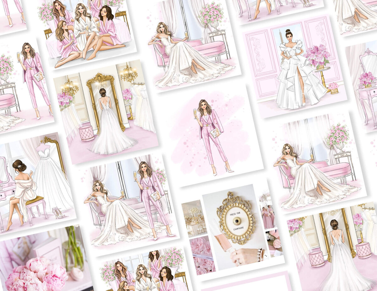 zen day brand design for wedding planner11