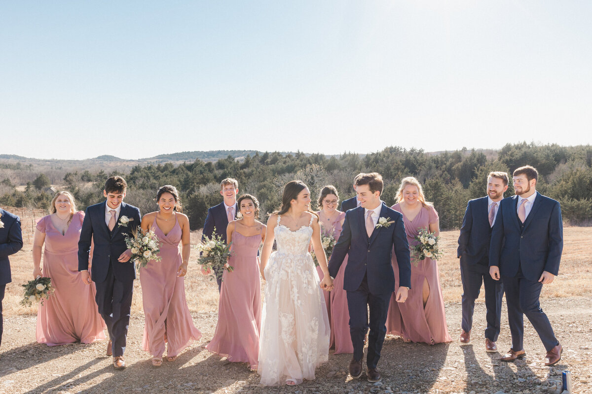 Liquid Art Winery, Mahattan Kansas, Kansas Wedding Photography, Bridal Party Photo