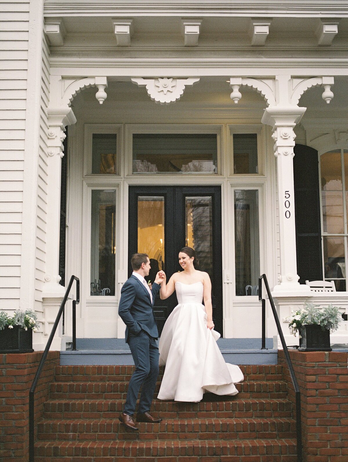 Raleigh Wedding-FILM-Casie Marie Photography-Merrimon Wynne House, NC-38