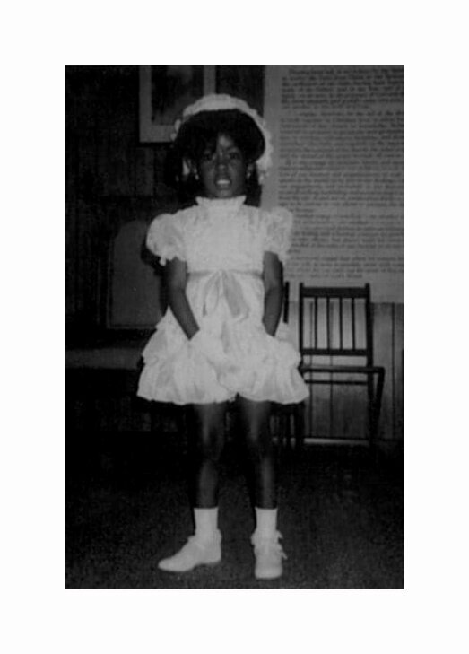 Child saying an easter speech in the south Mo Davis Photography