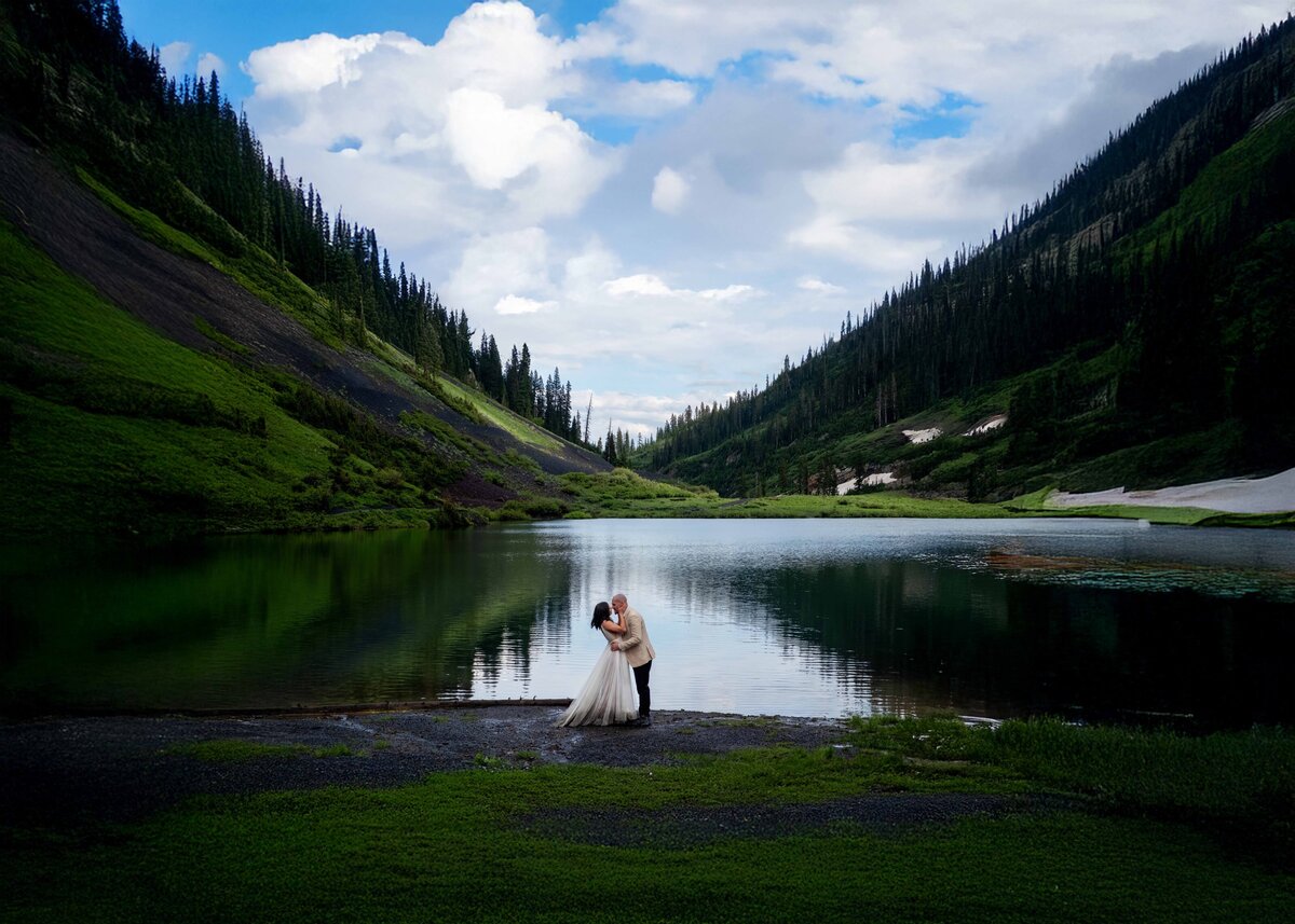 Summer elopement in Crested Butte, CO