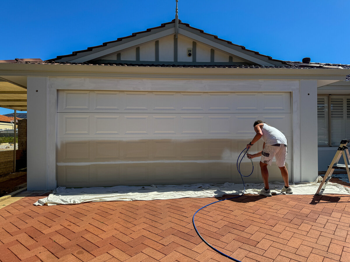 Garage door painting 2