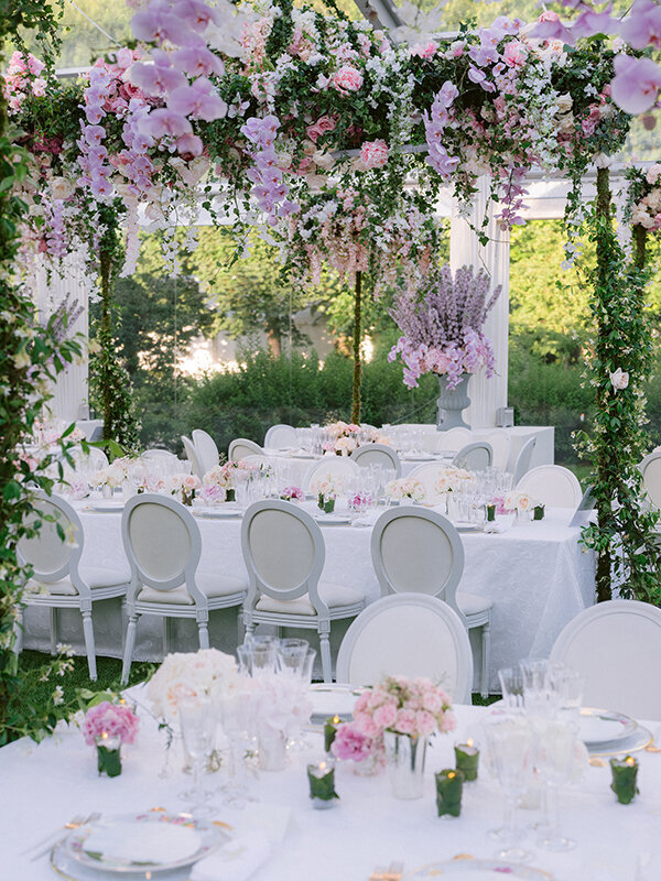 Musee Rodin Wedding by Alejandra Poupel Events table setting 5