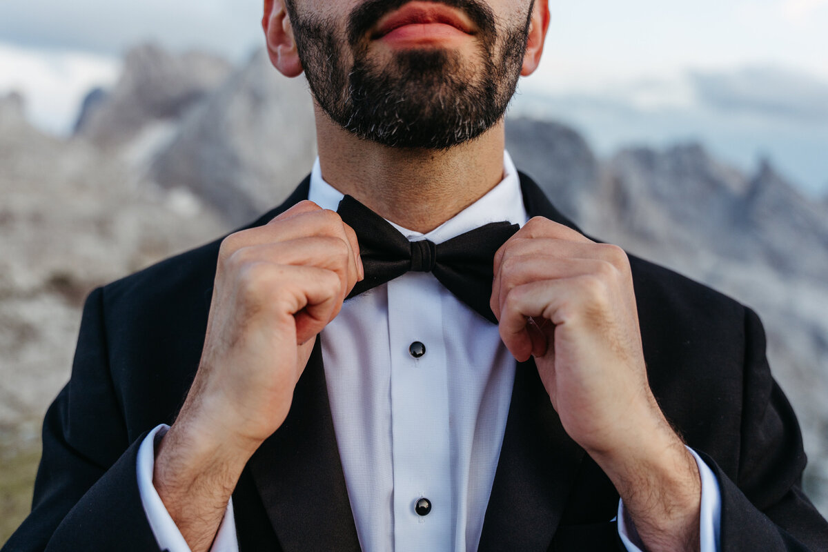 Marmarole helicopter Elopement Dolomites -82