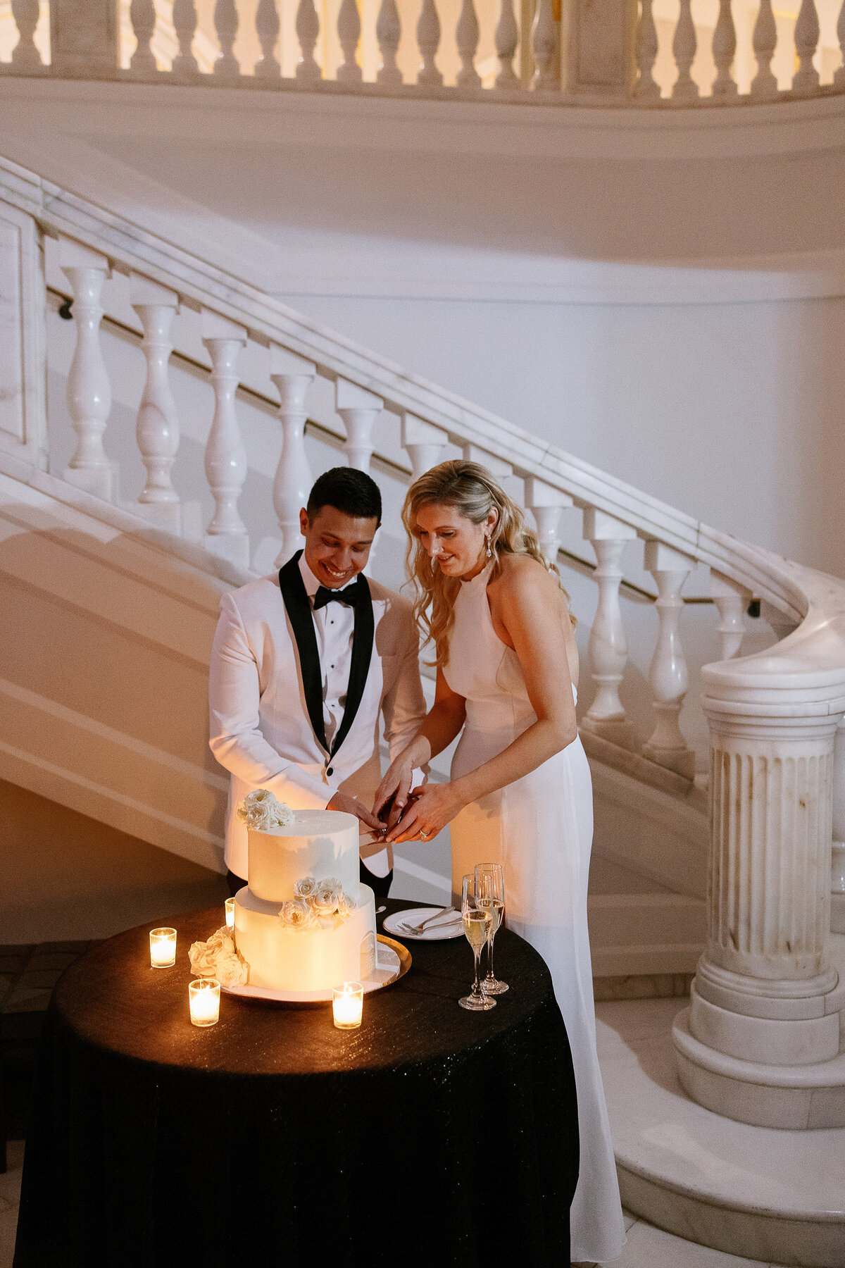 Multicultural Black Tie Wedding at The National Museum of Women in the Arts in Washington, DC 0058