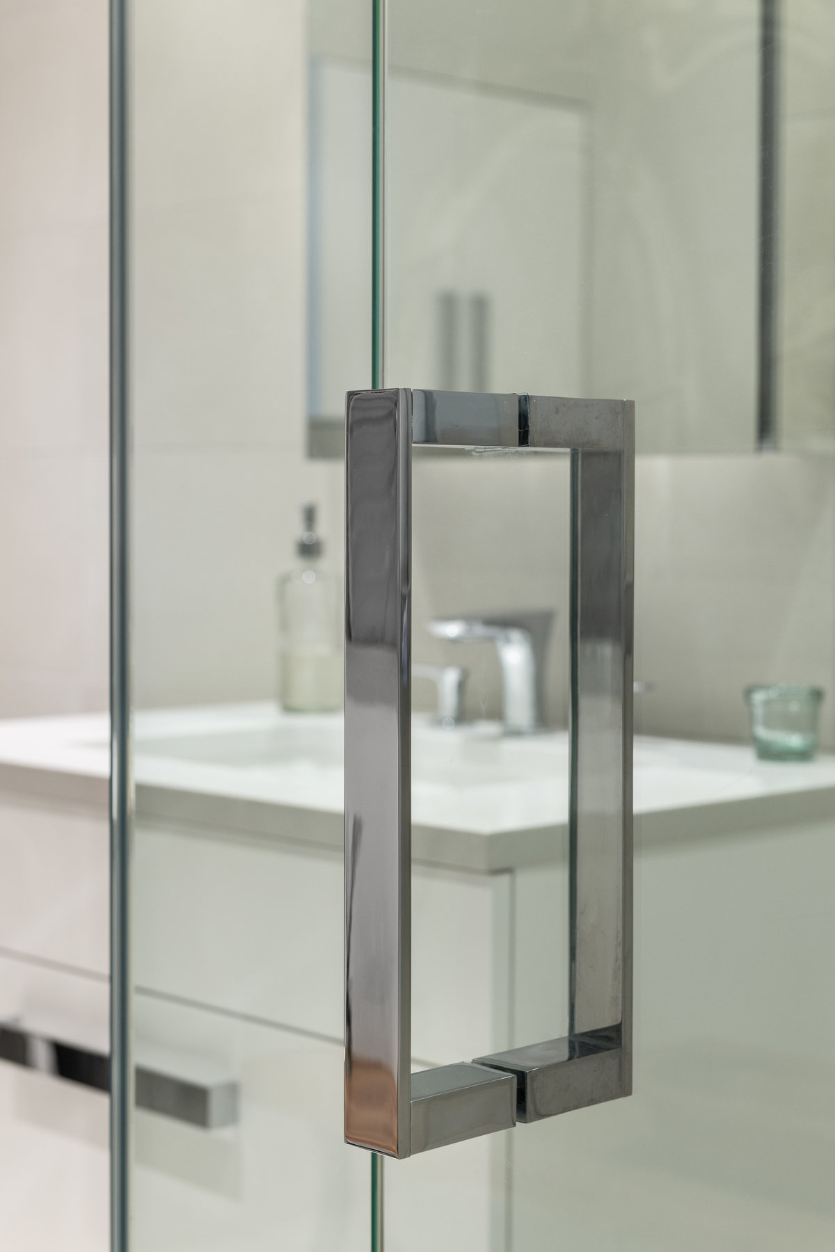 stainless steel shower door handle