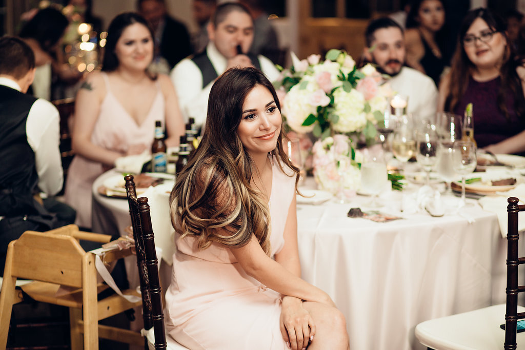 Wedding Photograph Of Visitors Smiling While Looking At The Front Los Angeles