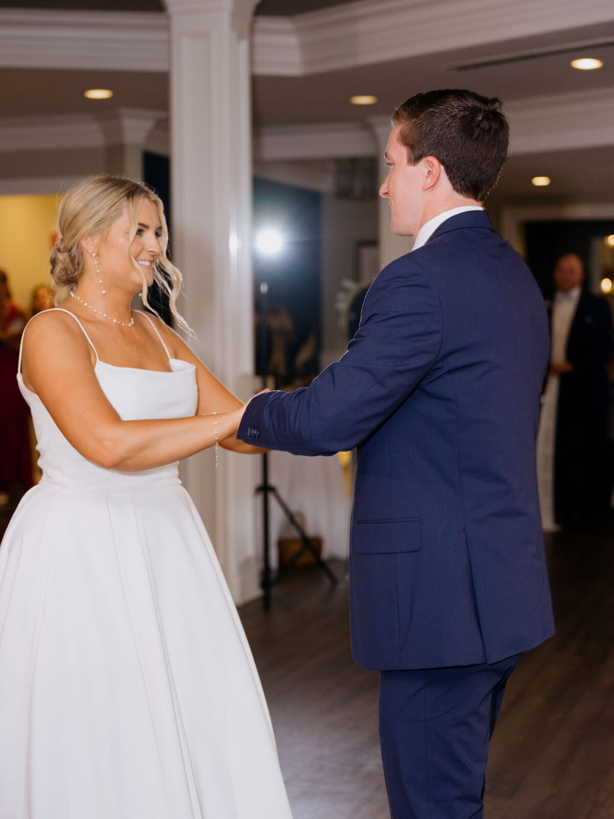 Bride and groom first dance at Cleveland Yachting Club