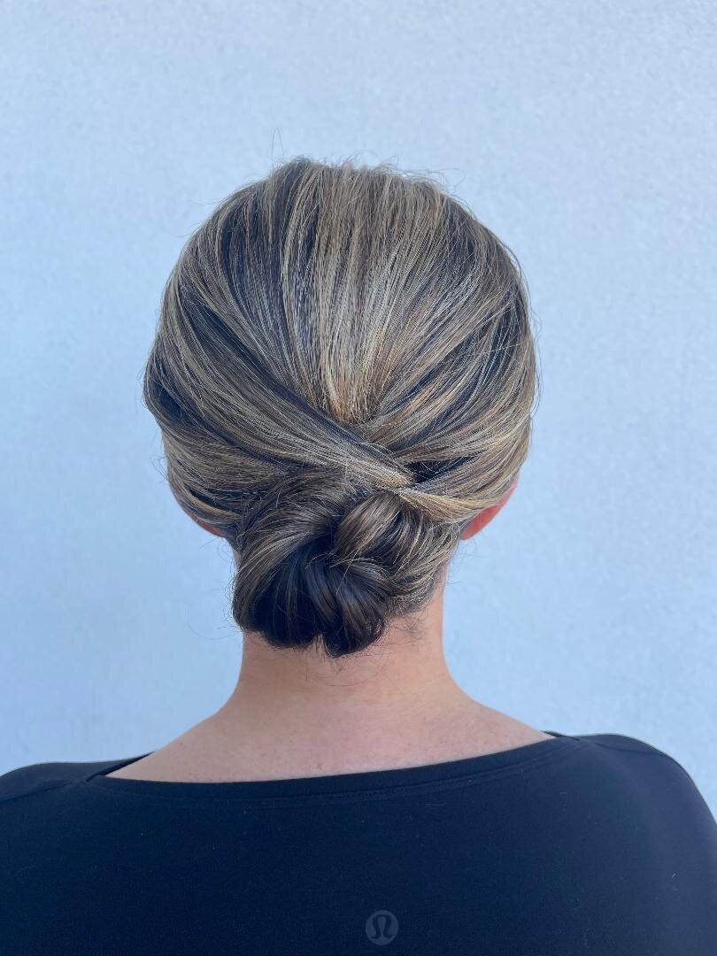 low modern bun