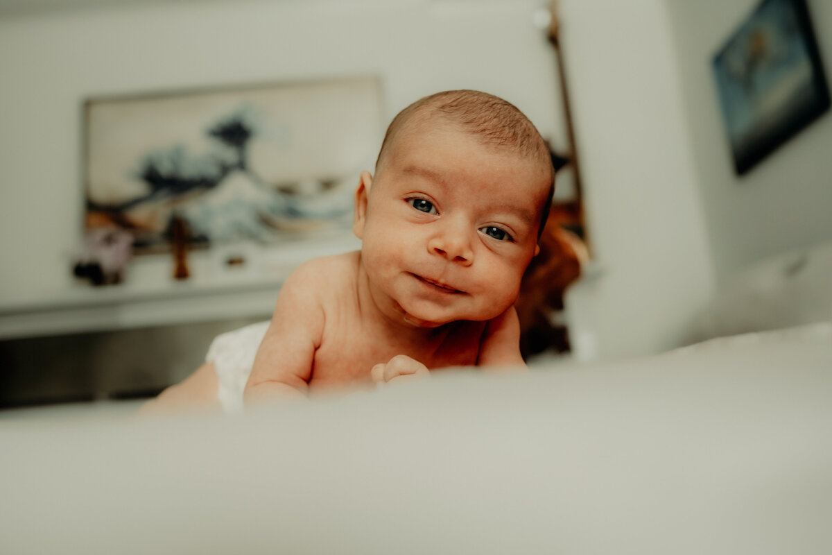 In Home Lifestyle Newborn Portraits