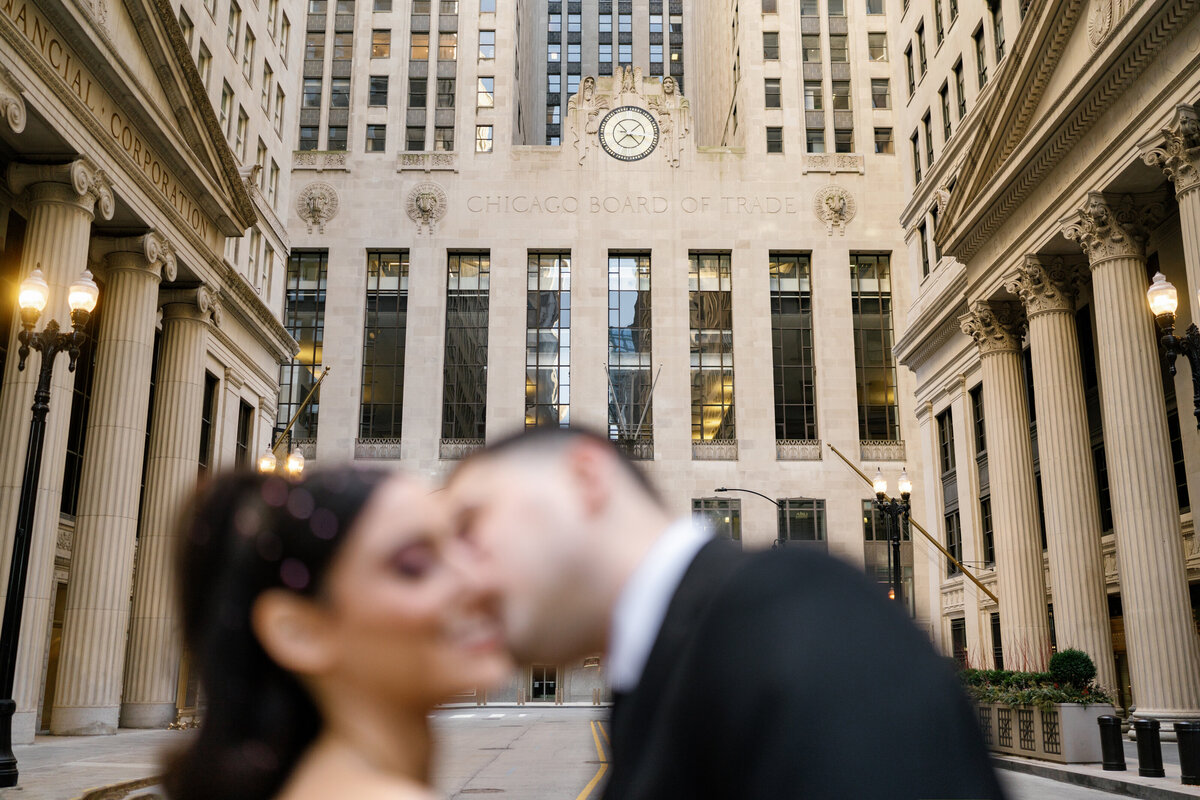 Aspen-Avenue-Chicago-Wedding-Photographer-Rookery-Engagement-Session-Histoircal-Stairs-Moody-Dramatic-Magazine-Unique-Gown-Stemming-From-Love-Emily-Rae-Bridal-Hair-FAV-69