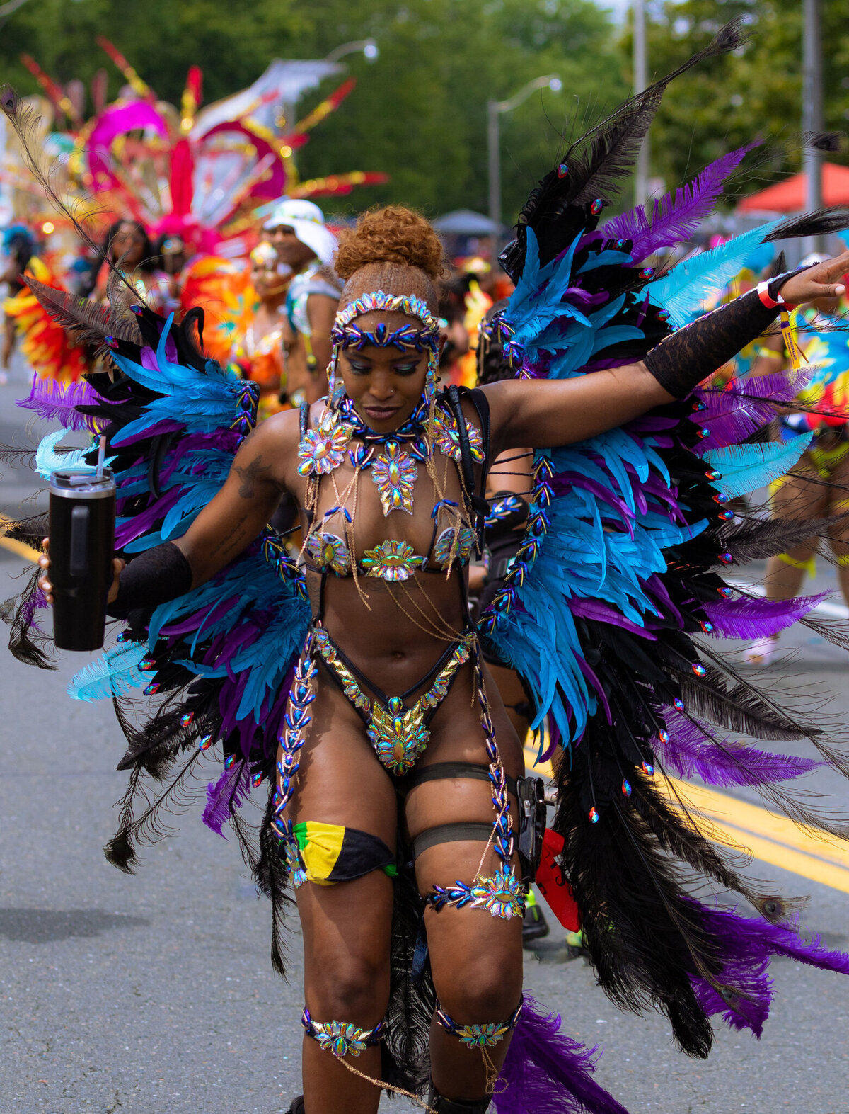 Photos of Masqueraders from Toronto Carnival 2023 - Sunlime Mas Band - Medium Band of The Year 2023-188
