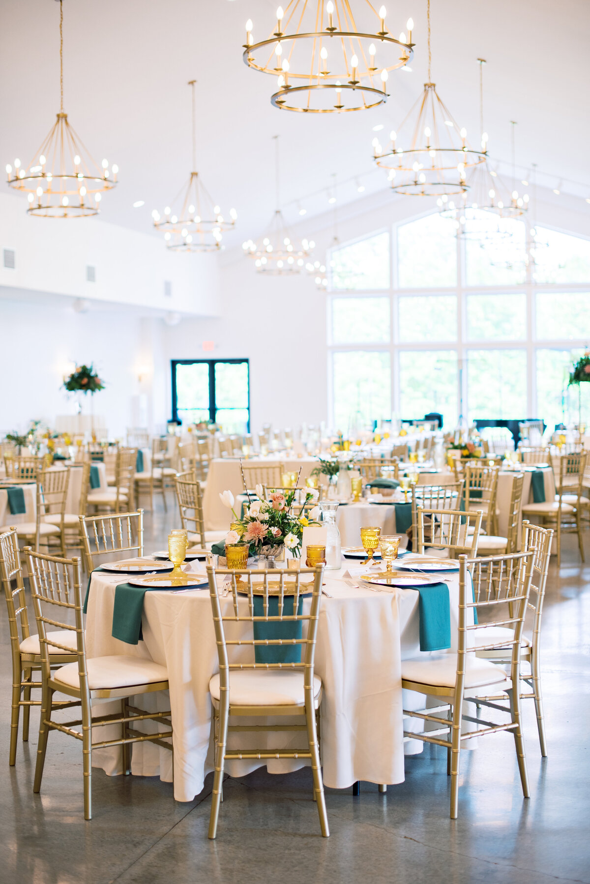 The Eloise reception space with view of WI landscape outside windows