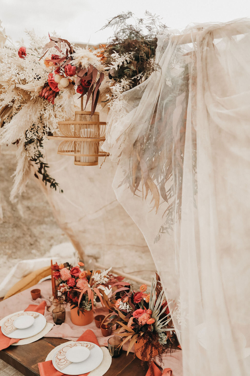 Rebekah Brontë Designs - Designing Meaningful, High-End, One-of-a-kind Weddings Across Alberta & BC, drumheller boho elopement, photo by Kadie Hummel Photography