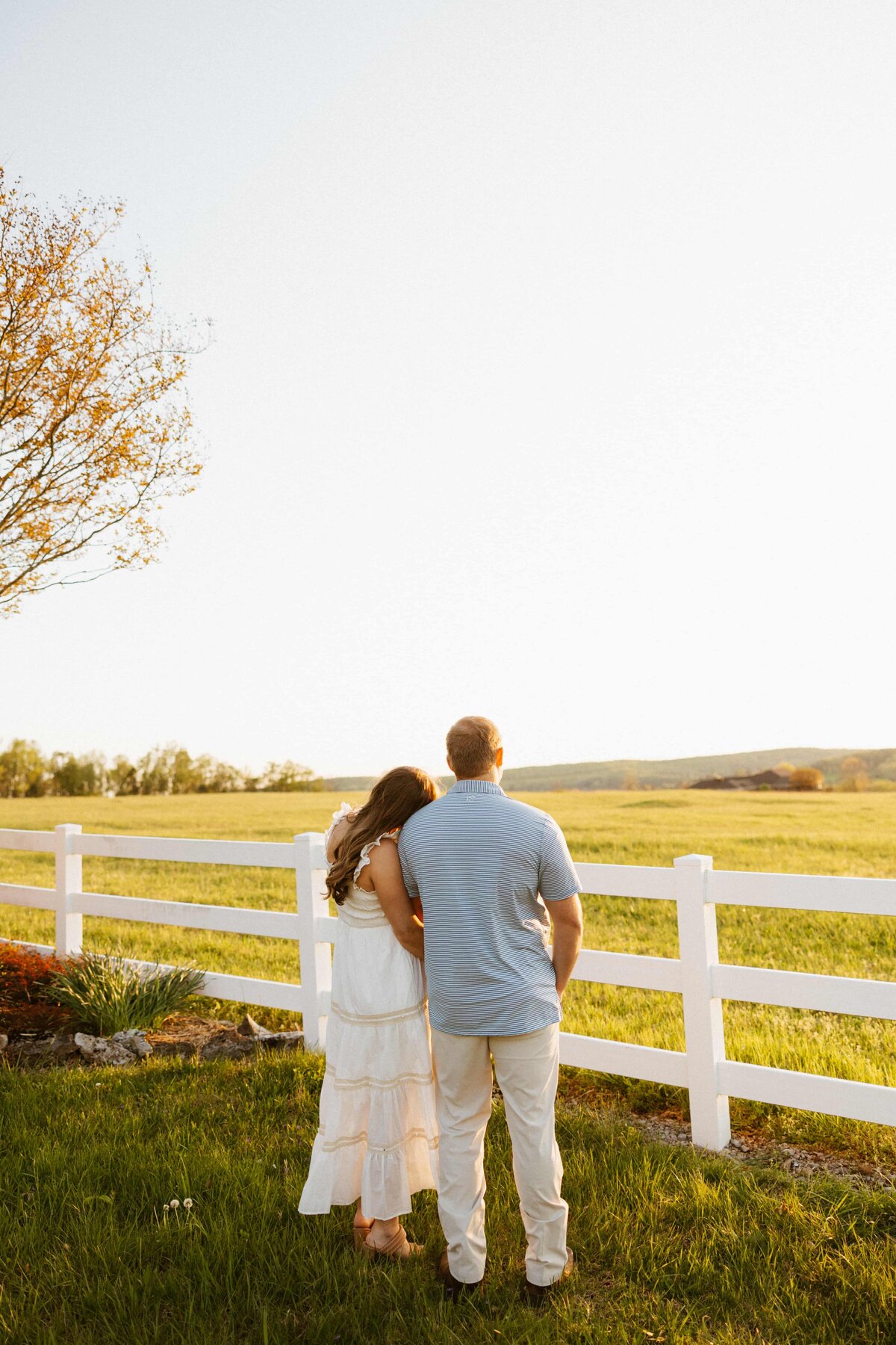 couple watching sunset