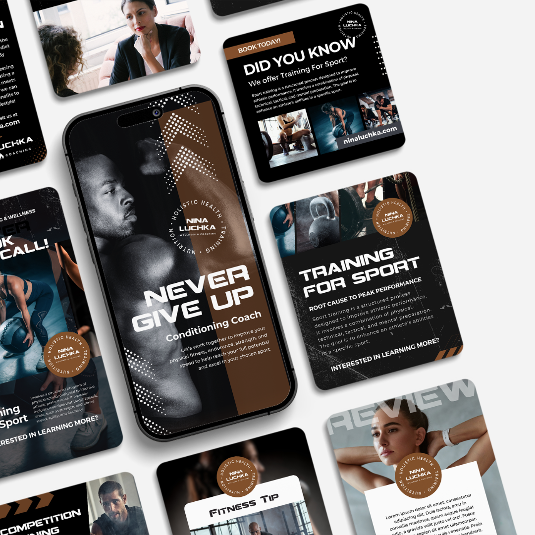 Social Media Template Mockups - Nina Luchka