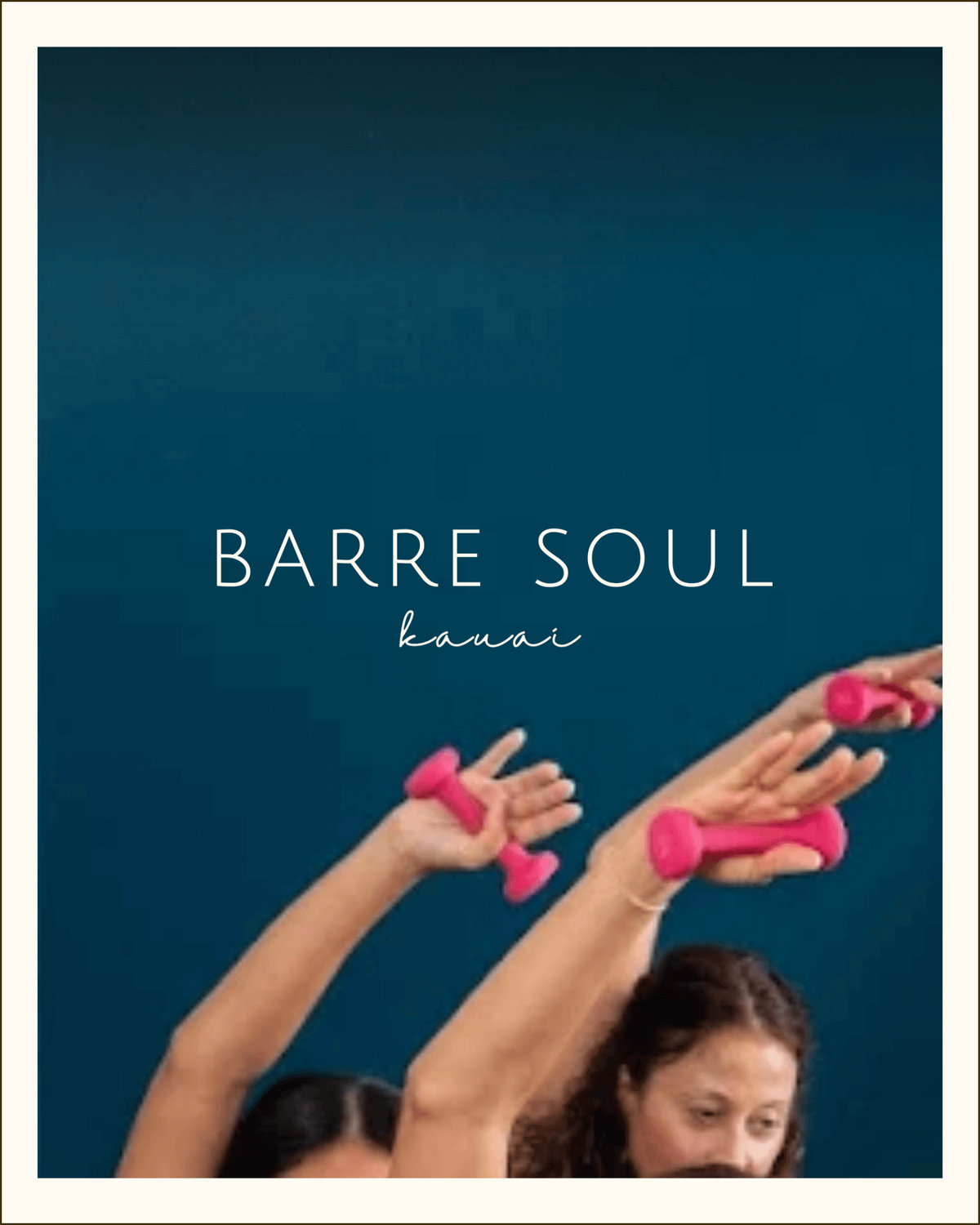 Elegant, minimal website and branding project for Barre Soul Kauai by Studio Chan Hsu, Hawaii web and brand designer