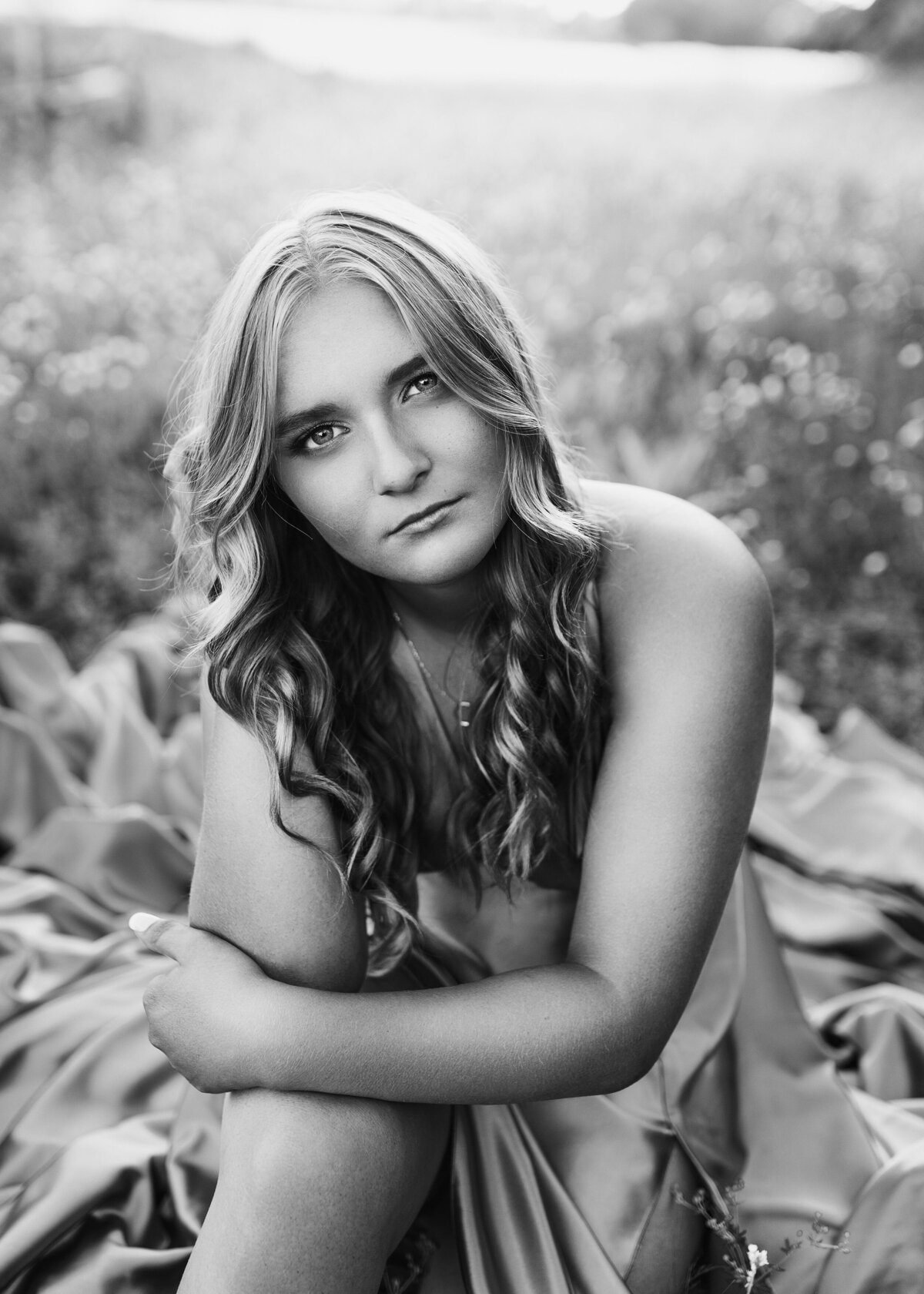 Stunning Black and White senior Pictures