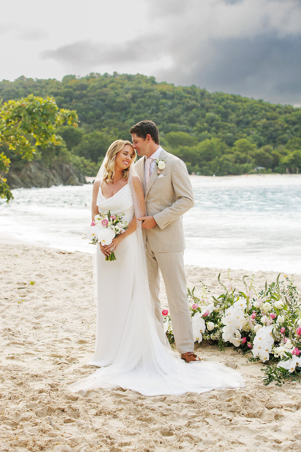 wedding at oppenheimer beach st john