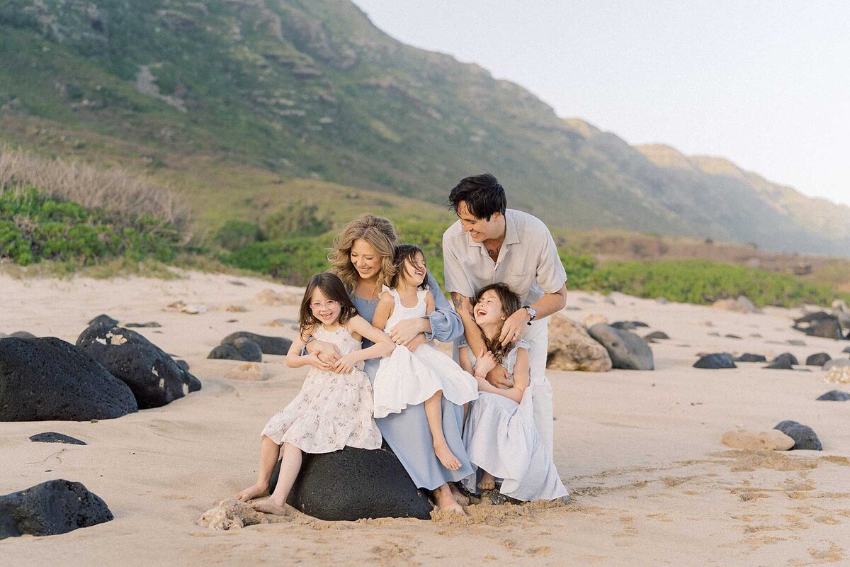 Kaena Point Family Portrait Photographer Oahu Hawaii Paraiso Family-2