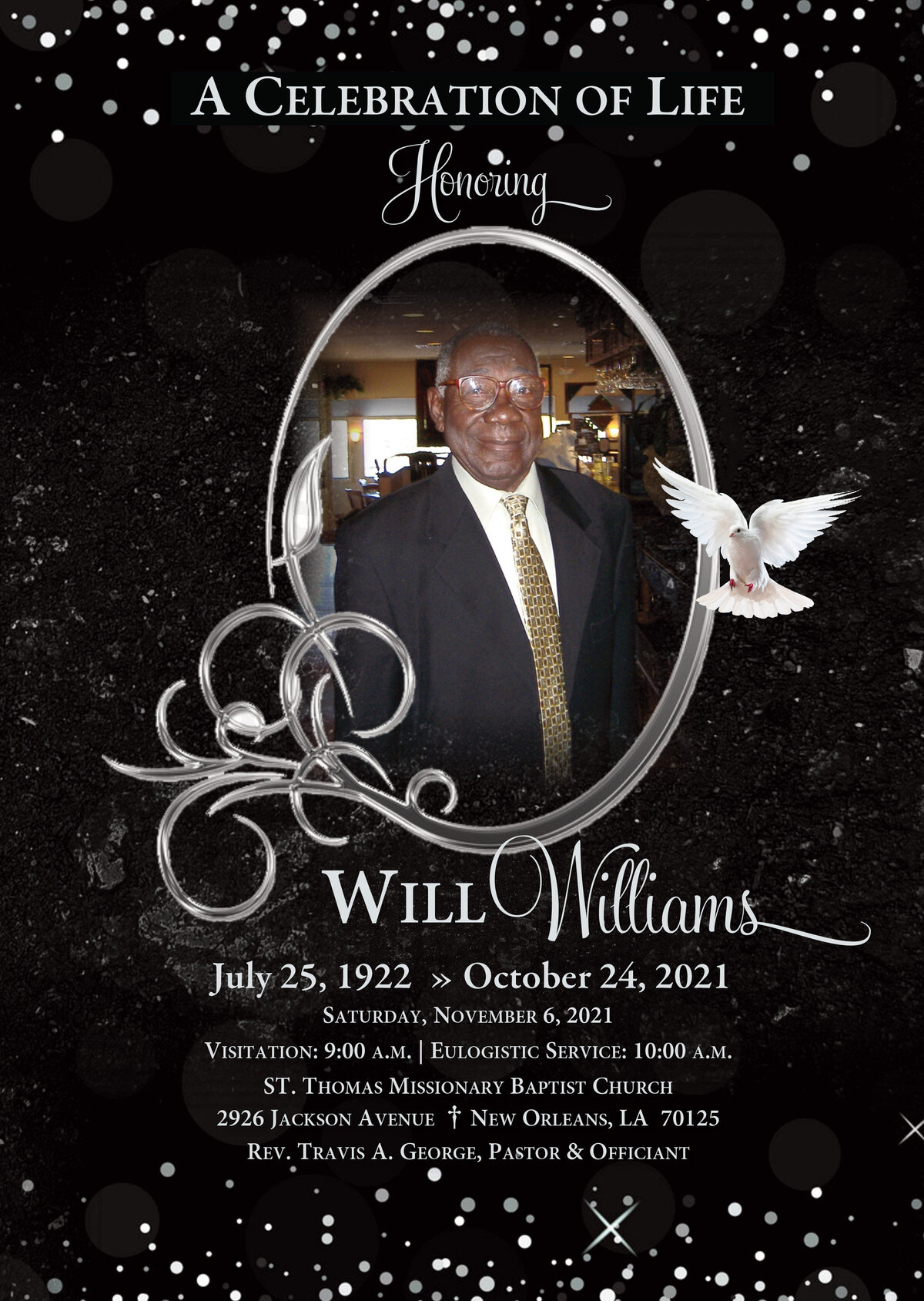 Will Williams Program To Print- front cover