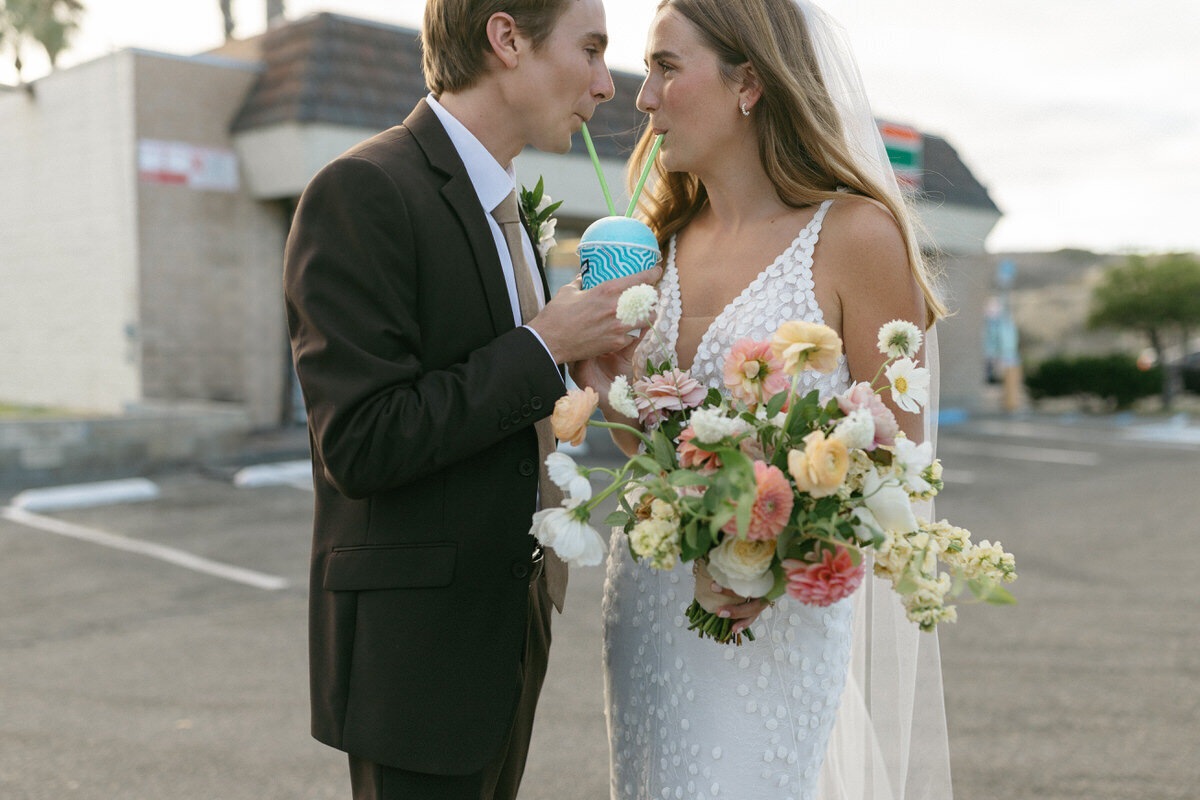 A wedding in San Clemente, California