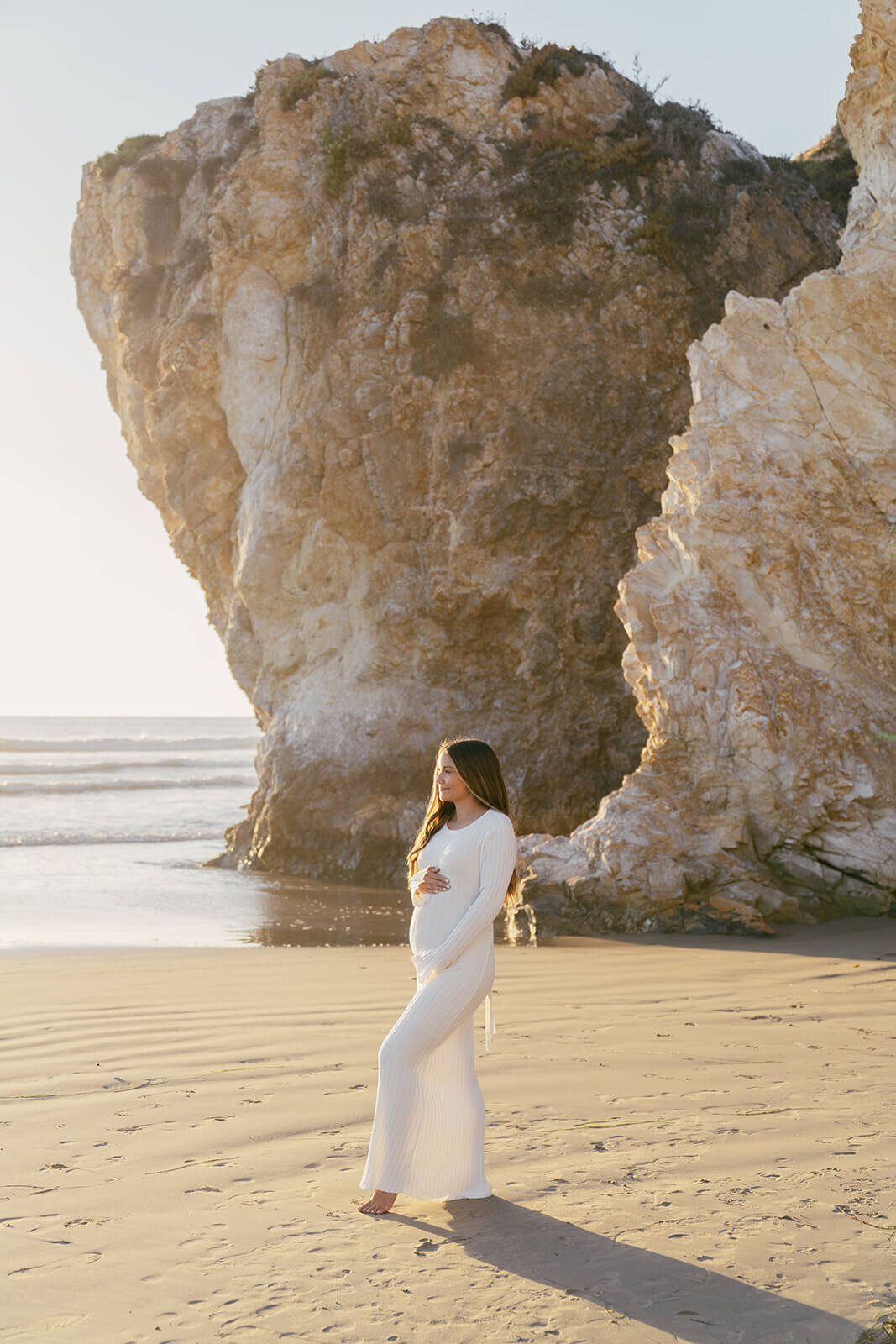 Maternity Photos in Shell Beach by San Luis Obispo Family Photographer Photography by Samantha Anne
