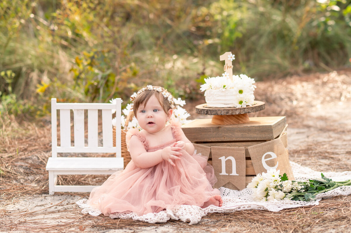 Cake Smash session at Wekiwa State Park, Fl