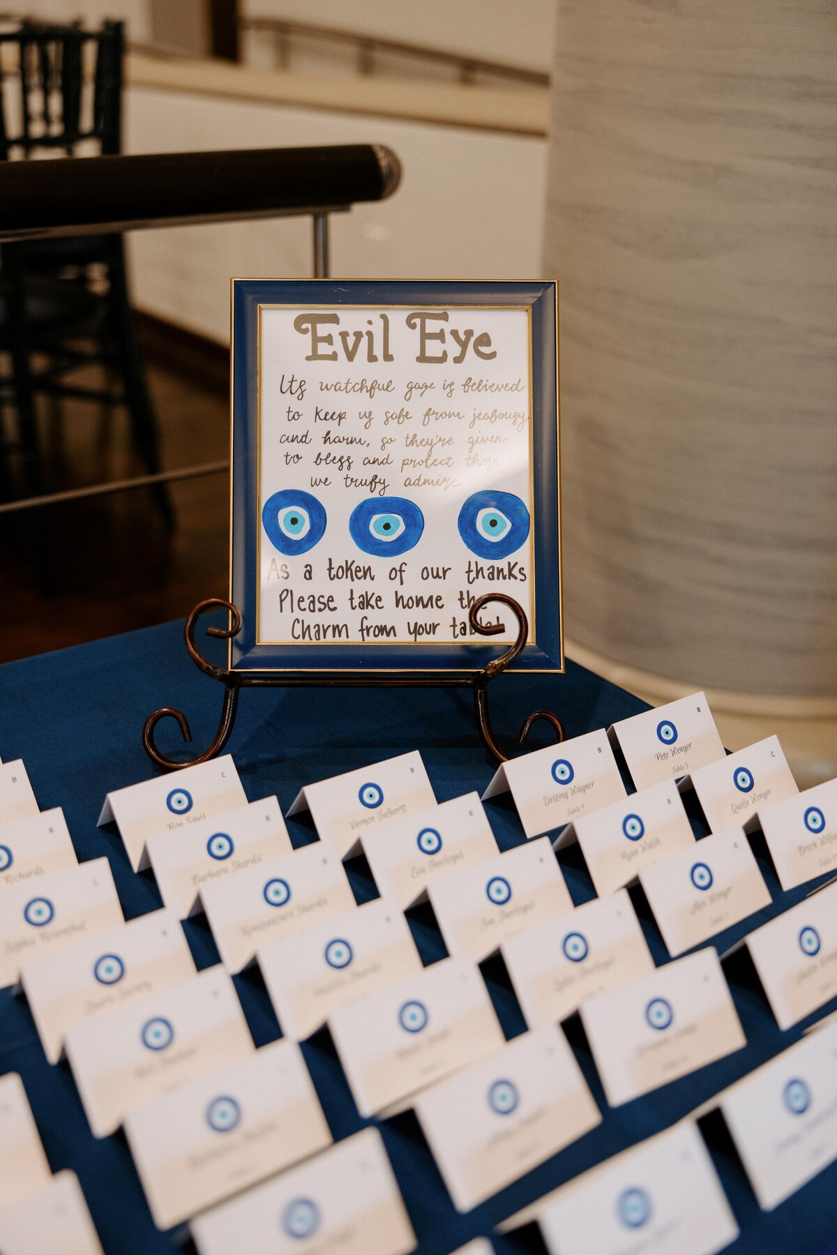 Event-Planning-DC-Wedding-Evil-Eye-Theme-Escort-Cards-jewelsy-photography-