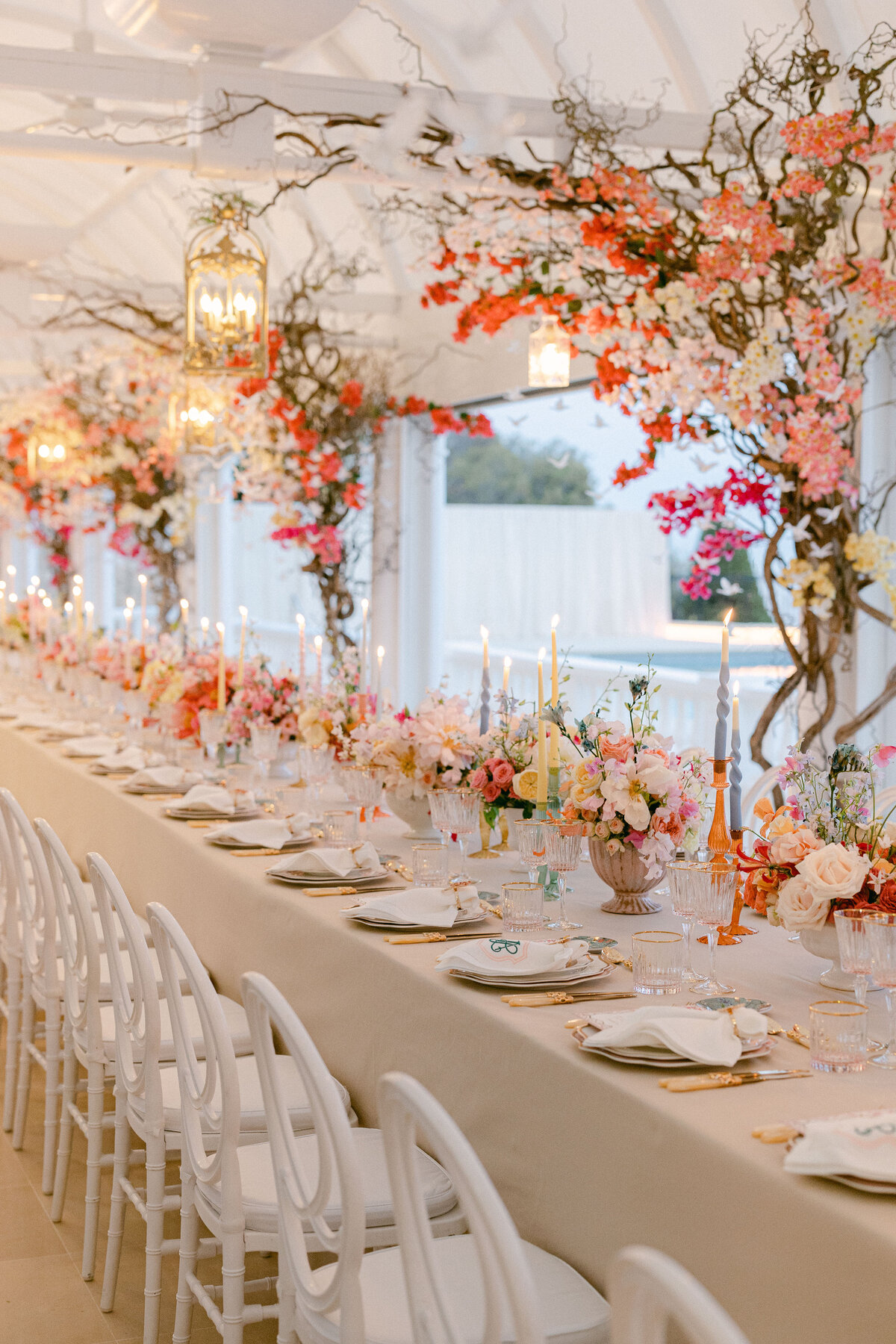 Floral Dinner tablescape inspiration
