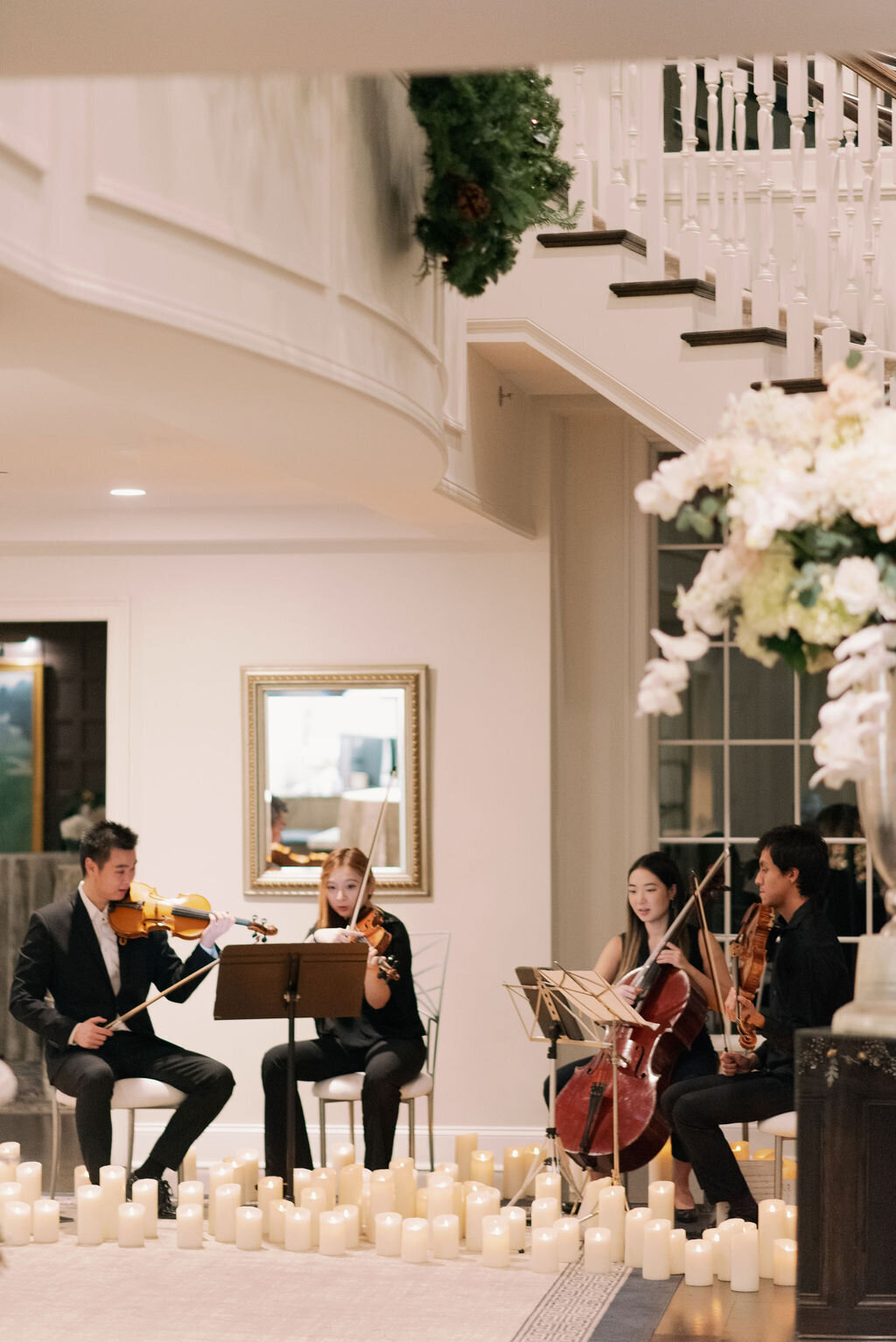 String Quartet at NYE Wedding