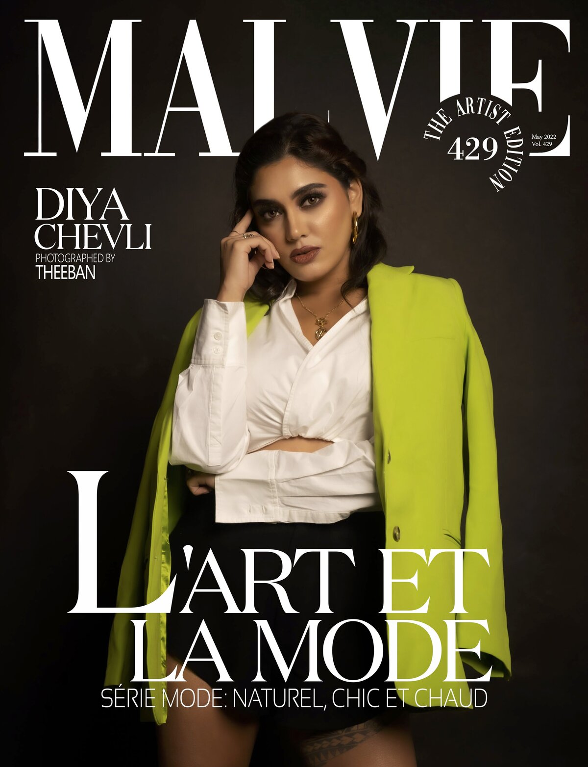 1MALVIE Magazine The Artist Edition Vol 429 May 2022