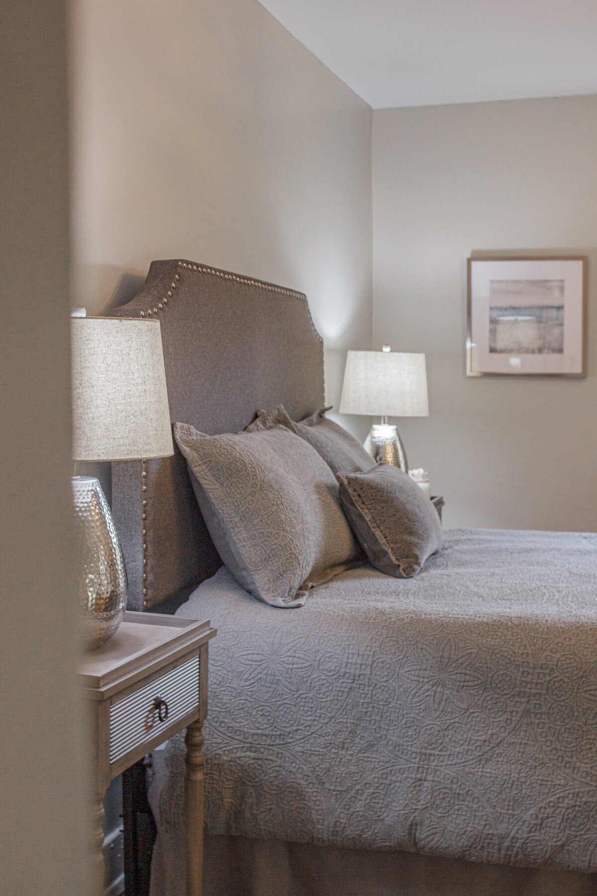 Professionally staged bedroom