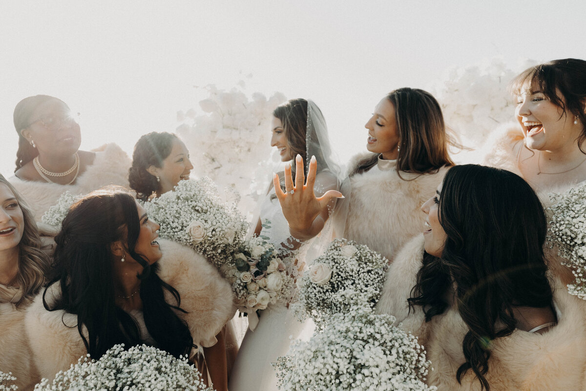 bridal party wedding photography bridesmaids 