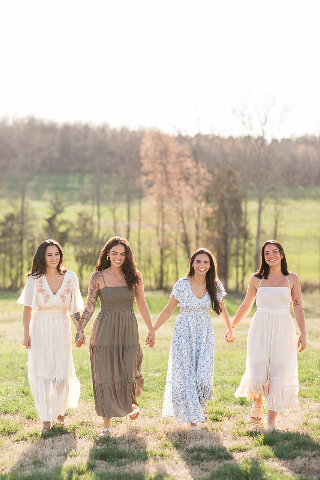 Heirloom family portraits captured outdoors in North Carolina