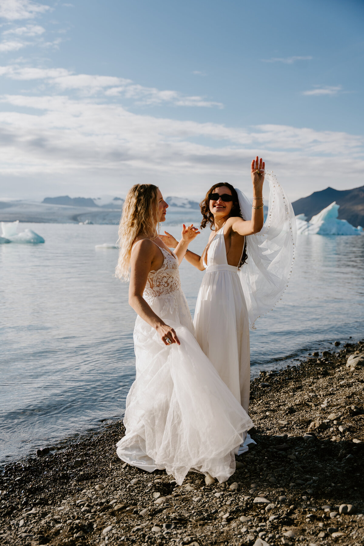 Diamond Beach Iceland Elopement