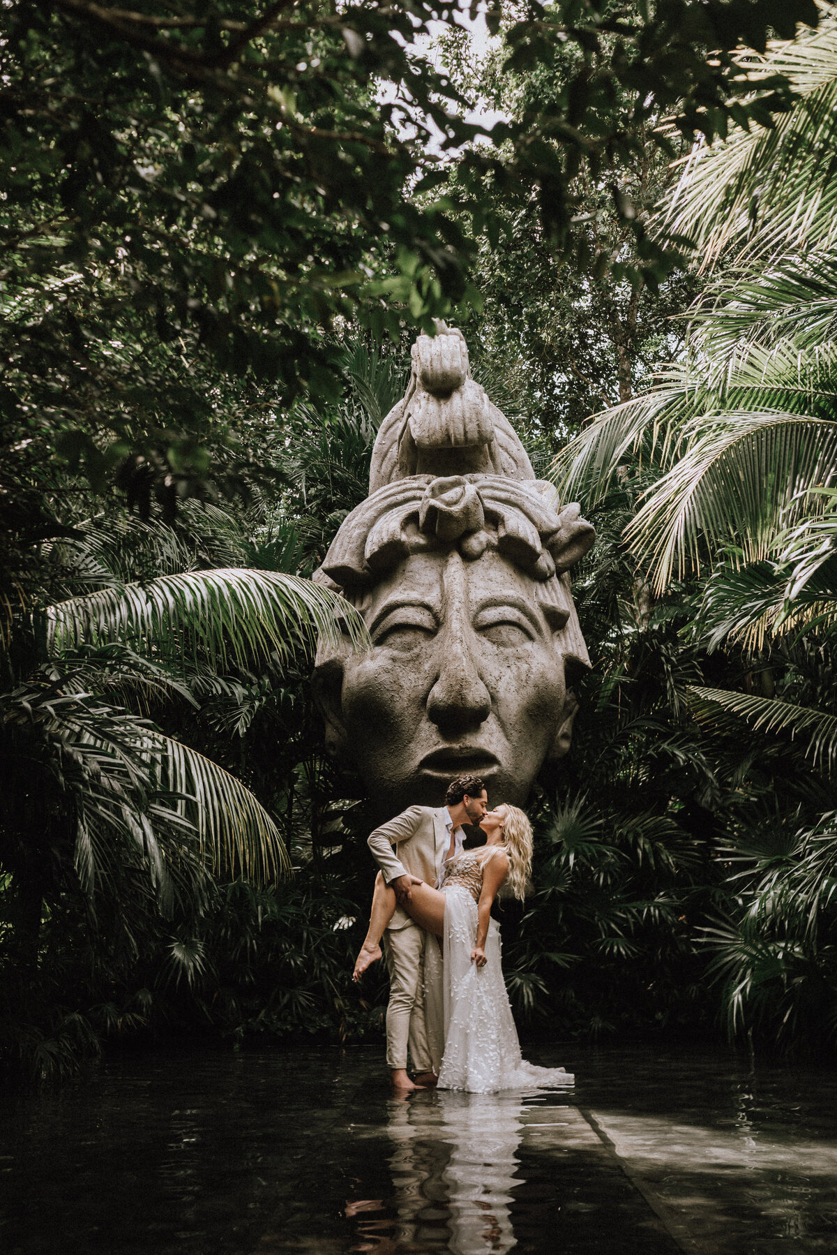 Mayan Wedding Ceremony at a Cenote in Tulum